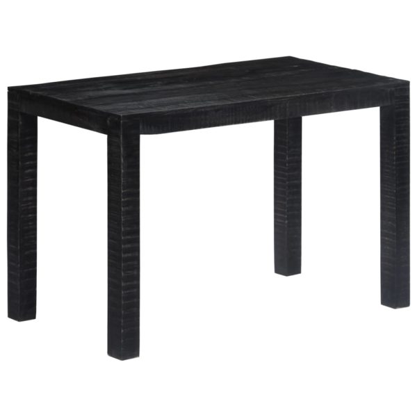 Spisebord svart 118x60x76 cm heltre mango