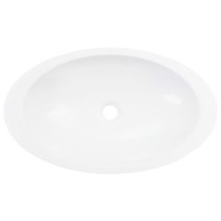 Vask 59,3×35,1×10,7 cm mineralstøpt/marmorstøpt hvit