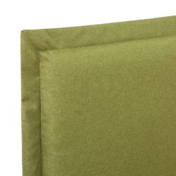 Sengeramme grønn stoff 120×190 cm
