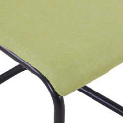 Frittbærende spisestoler 2 stk grønn stoff
