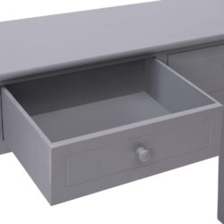 vidaXL Konsollbord grå 90x30x77 cm tre