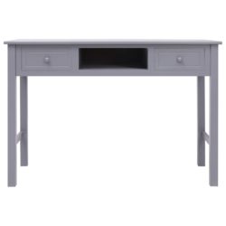 Skrivebord grå 110x45x76 cm tre
