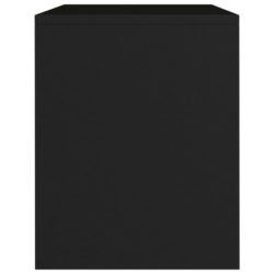 Nattbord 2 stk svart 40x30x40 cm sponplate