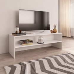 vidaXL TV-benk hvit 120x40x40 cm sponplate