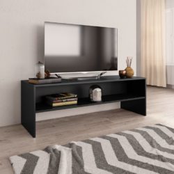 vidaXL TV-benk svart 120x40x40 cm sponplate