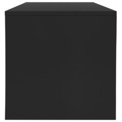 Salongbord svart 100x40x40 cm sponplate