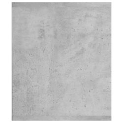 Bokhylle/TV-benk betonggrå 36x30x143 cm sponplate