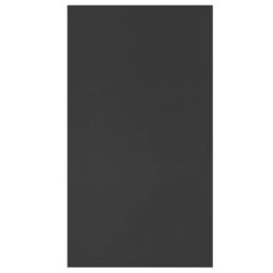 Bokhylle/skjenk svart 50x25x80 cm sponplate