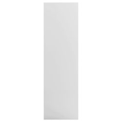 Bokhylle høyglans hvit 97,5×29,5×100 cm sponplate