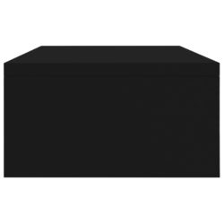 Skjermstativ svart 42x24x13 cm sponplate