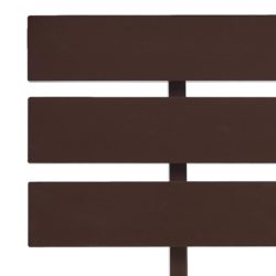 Sengeramme mørkebrun heltre furu 90×200 cm