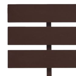 Sengeramme mørkebrun heltre furu 100×200 cm