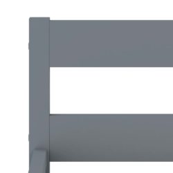 Sengeramme grå heltre furu 90×200 cm