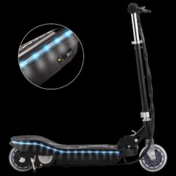 Elektrisk sparkesykkel med LED 120 W svart