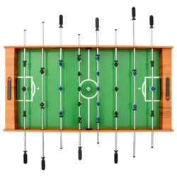 Sammenleggbart fotballbord 121x61x80 cm lys brun