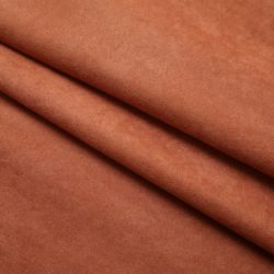 Lystette gardiner med kroker 2 stk rust 140×245 cm