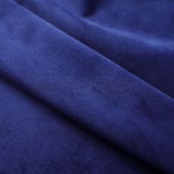 Lystette gardiner med ringer 2 stk fløyel mørkeblå 140×245 cm