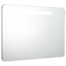 LED-speilskap til bad 80×9,5×55 cm