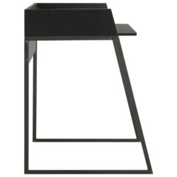 Skrivebord svart 90x60x88 cm