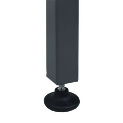 vidaXL Arbeidsbenk svart 120x60x85 cm stål