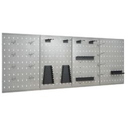vidaXL Verktøytavler for vegg 4 stk 40×58 cm stål