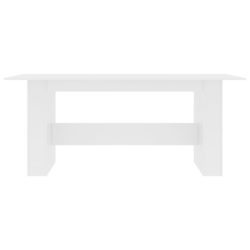 Spisebord hvit 180x90x76 cm sponplate