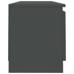 TV-benk grå 120x30x35,5 cm sponplate