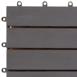 vidaXL Terrassebord 10 stk gråvasket 30×30 cm heltre akasie
