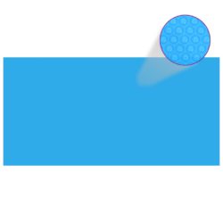 Bassengtrekk blå 400×200 cm PE