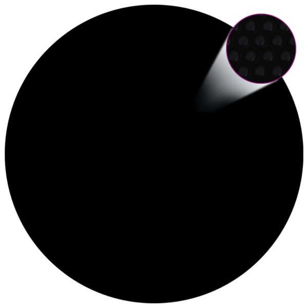 Bassengtrekk svart 250 cm PE
