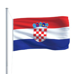 Kroatisk flagg 90×150 cm
