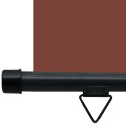 Sidemarkise for balkong 170×250 cm brun