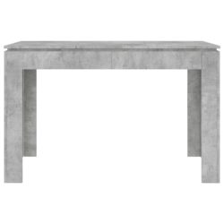 Spisebord betonggrå 120x60x76 cm sponplate