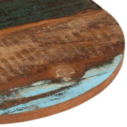 Rund bordplate 70 cm 25-27 mm gjenvunnet heltre