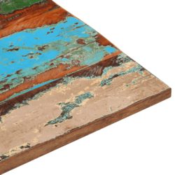 Rektangulær bordplate 60×90 cm 25-27 mm gjenvunnet heltre