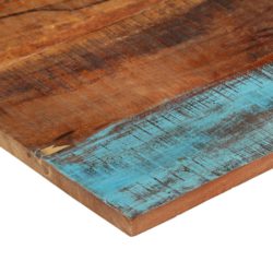 Rektangulær bordplate 70×90 cm 25-27 mm gjenvunnet heltre