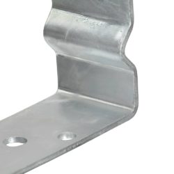 vidaXL Gjerdespyd 6 stk sølv 10x6x15 cm galvanisert stål