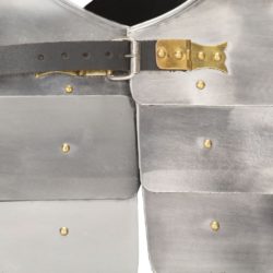 Romersk kroppsrustning replikk LARP sølv stål
