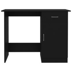 Skrivebord svart 100x50x76 cm sponplate