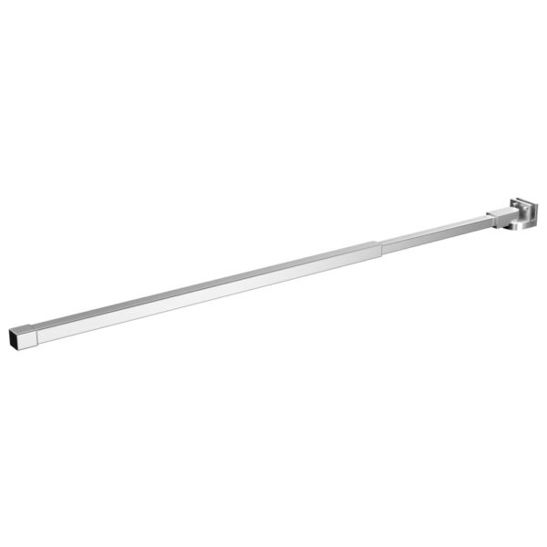 vidaXL Støttearm for dusjdør rustfritt stål 70-120 cm
