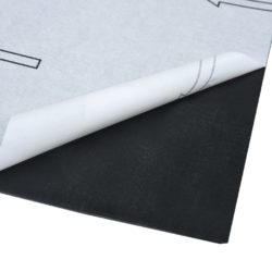 Selvklebende gulvplanker 5,11 m² PVC svart marmor