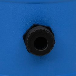 Bassengfilterpumpe svart og blå 4 m³/t