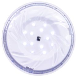 Nedsenkbar flytende LED-bassenglampe med fjernkontroll hvit