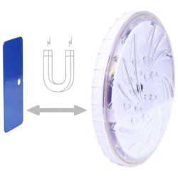 Nedsenkbar flytende LED-bassenglampe fjernkontroll flerfarget