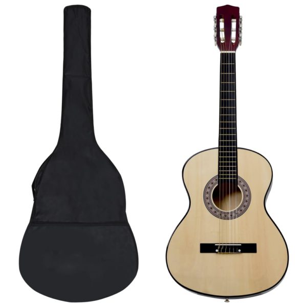vidaXL Klassisk gitar sett for barn og nybegynnere 8 deler 3/4 36″