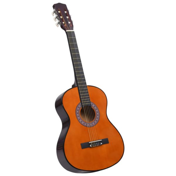 vidaXL Klassisk gitar for nybegynnere og barn 3/4 36″ lind