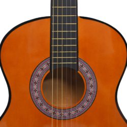 Klassisk gitar for nybegynnere og barn 3/4 36″ lind