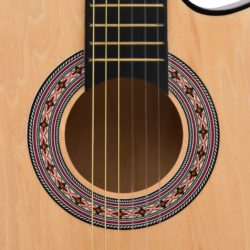 Western akustisk cutaway gitarsett 12 deler med 6 strenger 38″
