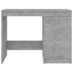 Skrivebord betonggrå 100x50x76 cm sponplate