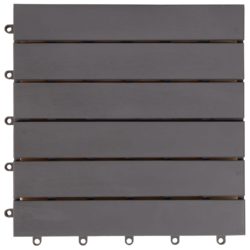 vidaXL Terrassebord 30 stk gråvasket 30×30 cm heltre akasie